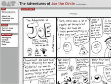 Tablet Screenshot of joethecircle.com